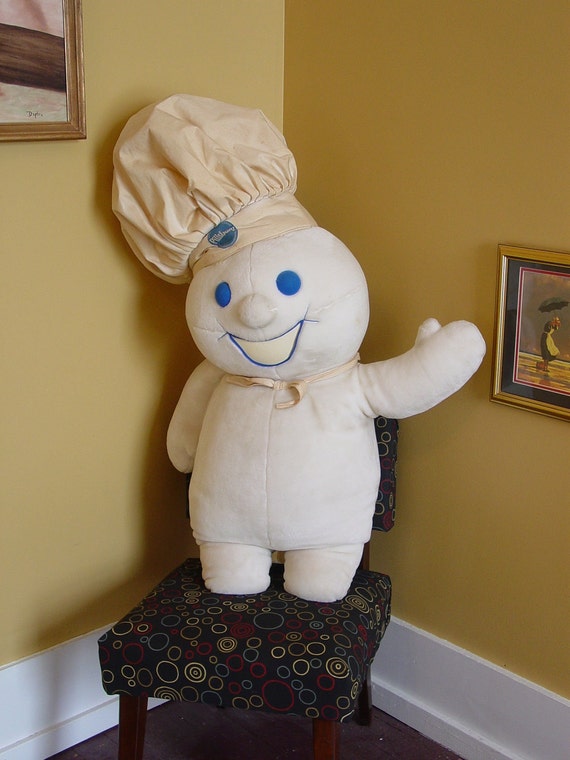 Giant 45 Plush Pillsbury Doughboy Store Display Doll