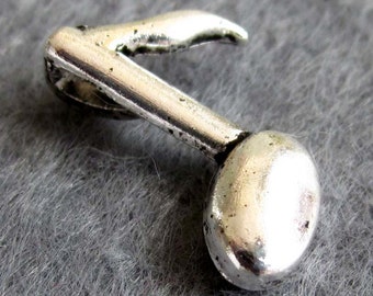 20Pcs Alloy Metal Musical Note Pendant Beads Finding ja312