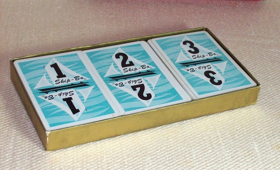 Vintage SKIP BO Card Game Complete Original 1967 Version