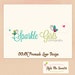 Logo Design Premade OOAK- Sweet Buterflies Hand Drawn Small Business Photography Photographer Logo Never Resold