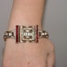 Vintage Art Deco 40's Rhinestone Bracelet Possible KTF Trifari