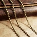 1000cm (10meters,10.93 yards) Quality Antiqued Bronze 2.4mm Ball chain (most commonly used size) and 30pcs FREE Matching Crimps G03391