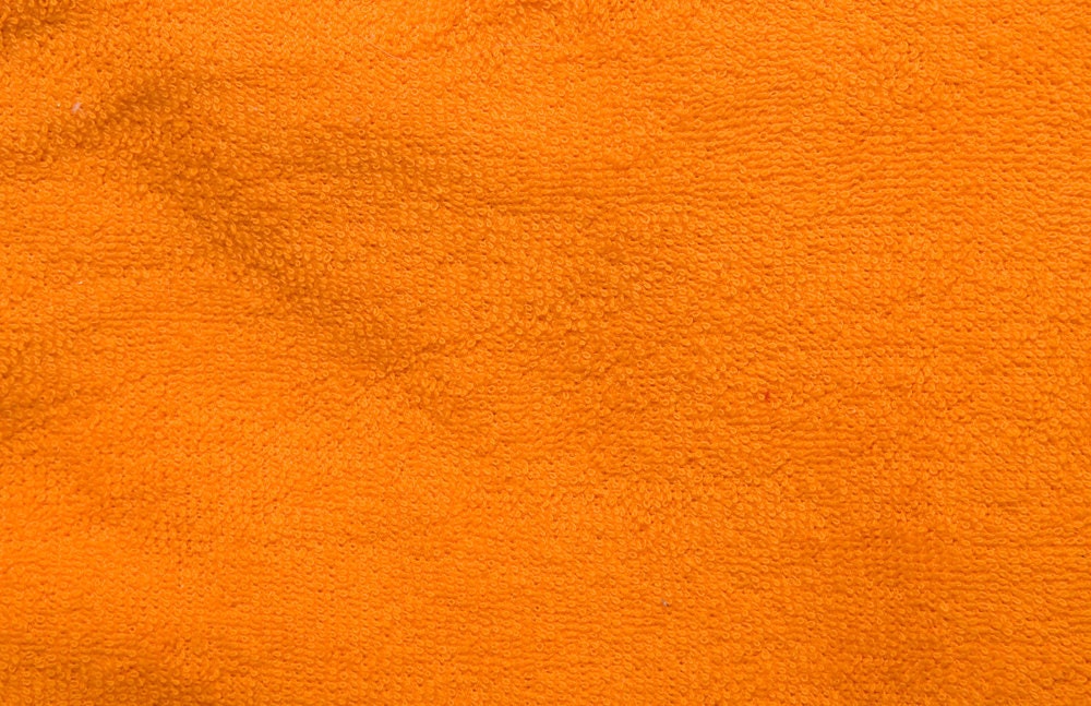 Orange Baby Stretch Terry Cloth 1 yard