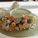 DISCONTINUED SALE 20% OFF Pretty 1/12 scale handmade dollshouse miniature green silk hat