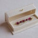Handmade miniature dolhouse 1/12scale bracelet in open box