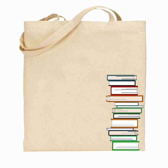 ... Canvas Tote Bag - Reusable Grocery Bags - Fun Canvas Bag - Book Bag