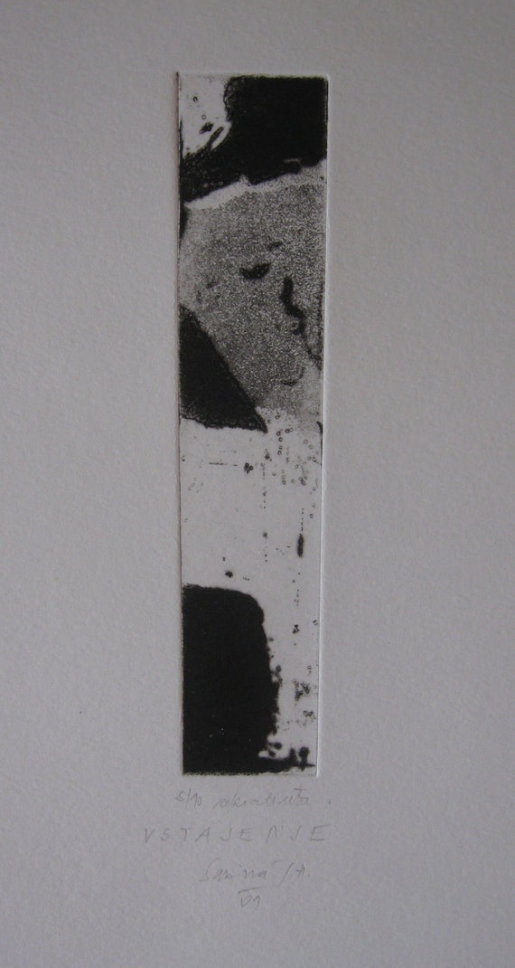 Items similar to printmaking, hand pulled print, Resurrection on Etsy