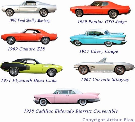 classic cars names Vintage cars and their names