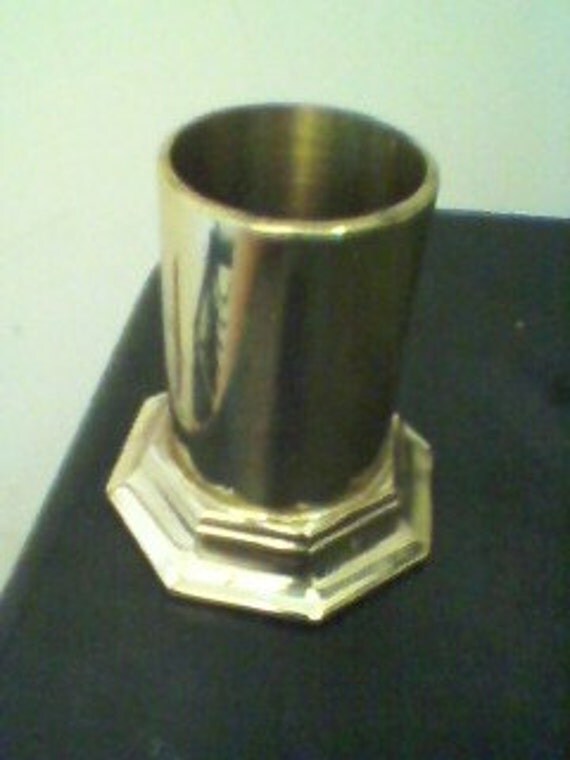 Vintage Baldwin Brass Pen Holder by WilkesVintageFinds on Etsy