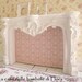 NEW French "Carrara" fireplace surround - 1/12 dolls house dollhouse miniature