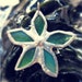 Green Paradise Flower Pendant