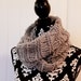 Circle Scarf in Soft Grey