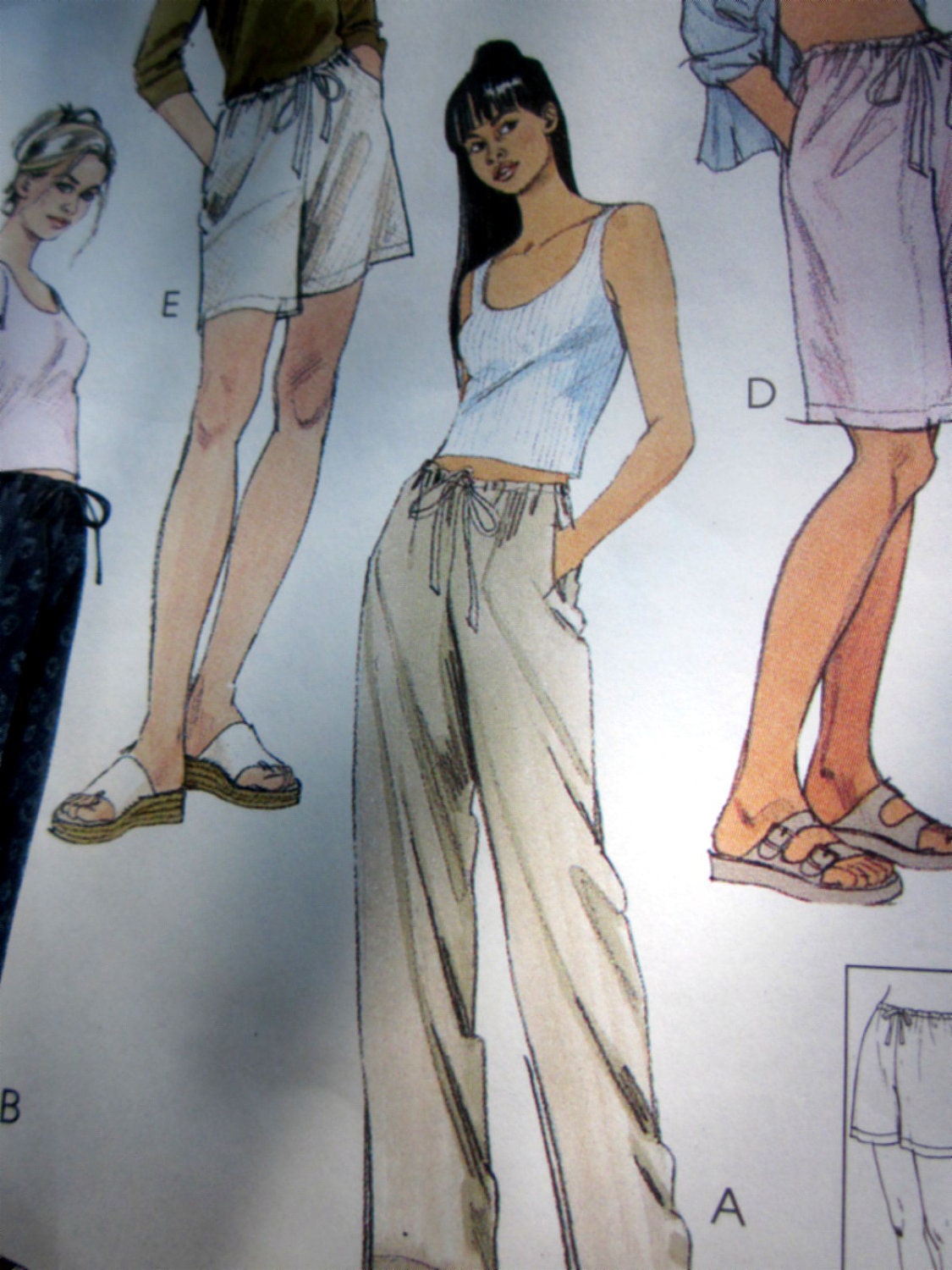 McCalls 4063 Womens Drawstring Pants Sewing Pattern