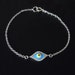 Kim Kardashian Evil Eye Bracelet - Sterling Silver