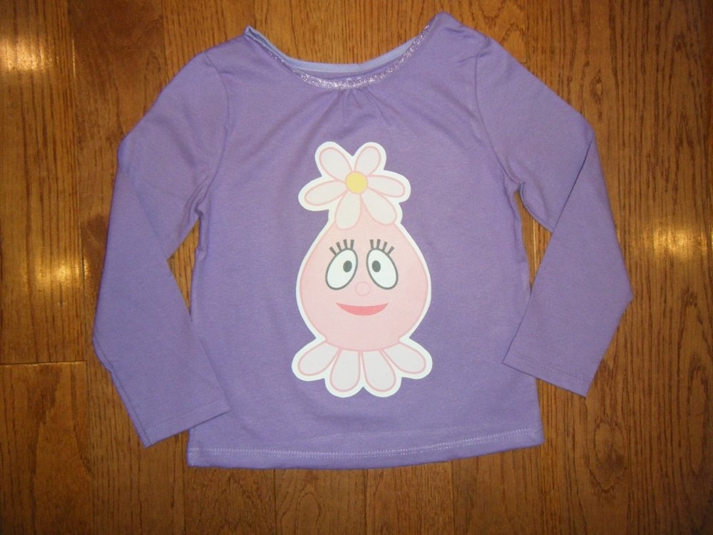 NWT Purple 4T Yo Gabba Gabba Foofa Shirt