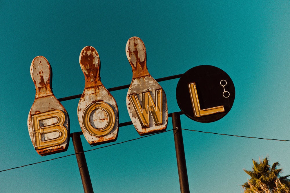 Vintage Bowling Signs 74