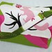 Diaper / Lge Messenger / Nappy Bag - The Juggling Squirrel with fuschia lining