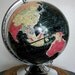 1948 Replogle 12" Starlight Black Oceans Globe - TREASURY PICK