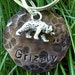 Reserved Listing for Natasha...Dog Tag Pet Tags/Tag -Grizzly Bear-