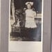 Joyce with her Dog and Doll Photo, Vintage Photograph
