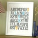 11x14 ABC Print. I love you. Alphabet Love. Typography Print. Orange Blue - 103
