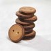 tan - ash branch buttons with a bit of bark - 8 buttons