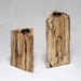 wedge - spalted maple bud vases made from firewood
