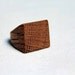 rays - oak size 6 1/2- natural wood ring