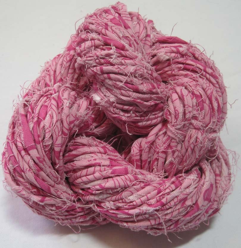 Rag yarn Handspun cotton fabric yarn dark by WeelambCreations