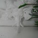 white contemporary elephant wall hook shabby chic cast iron wall hook nursery decor girls room boys room