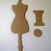 Dress Form Die Cuts 18 Pcs Tim Holtz Sewing Room Die Cut Set