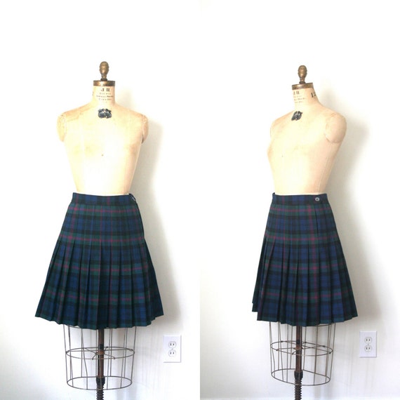catholic school girl SKIRT / UNIFORM tartan plaid PREP