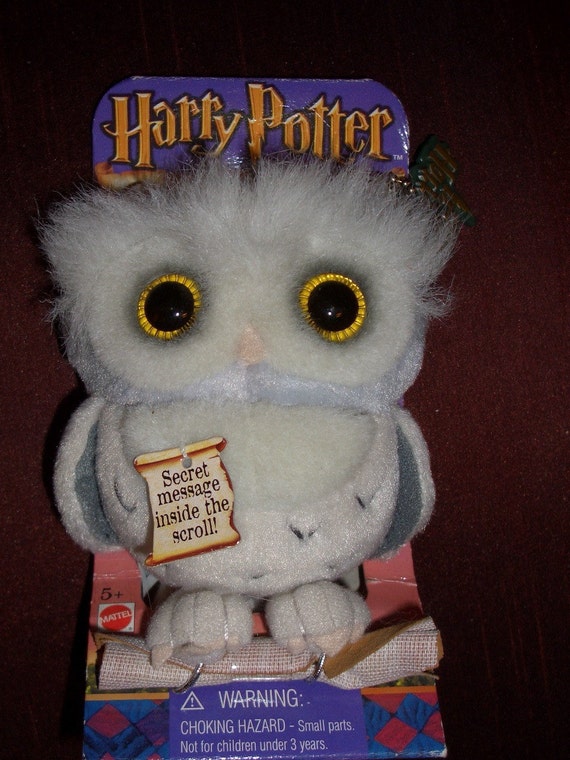 Harry Potter Messaging Owl Plush Toy Collectible MIB