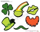 PHOTO PROPS - St Pattys day - St Paddys Photo Booth Props - Irish Photobooth props Il_170x135