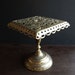 Gold Cupcake Stand Pedestal Tray