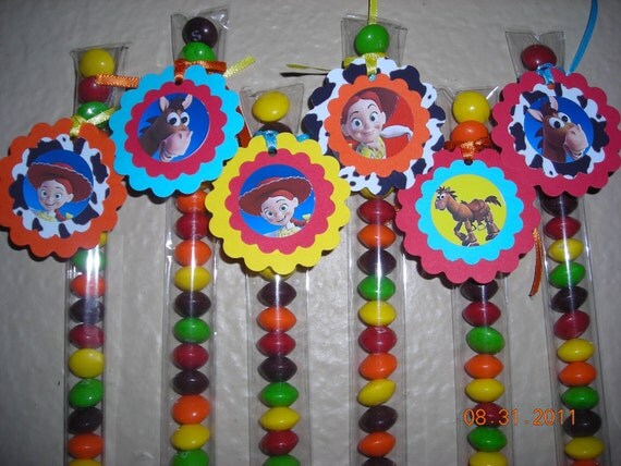Items similar to 15 Toy Story Treat Bags Hang Tags Goodie 