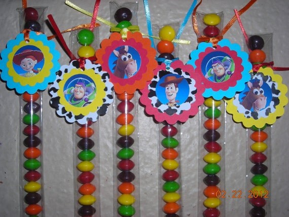 12 Toy Story Inspired Treat Bags Favor Hang by JustTheCuteStuff