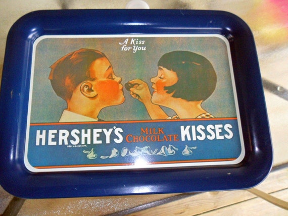 Vintage Hershey's Kisses Serving Tray