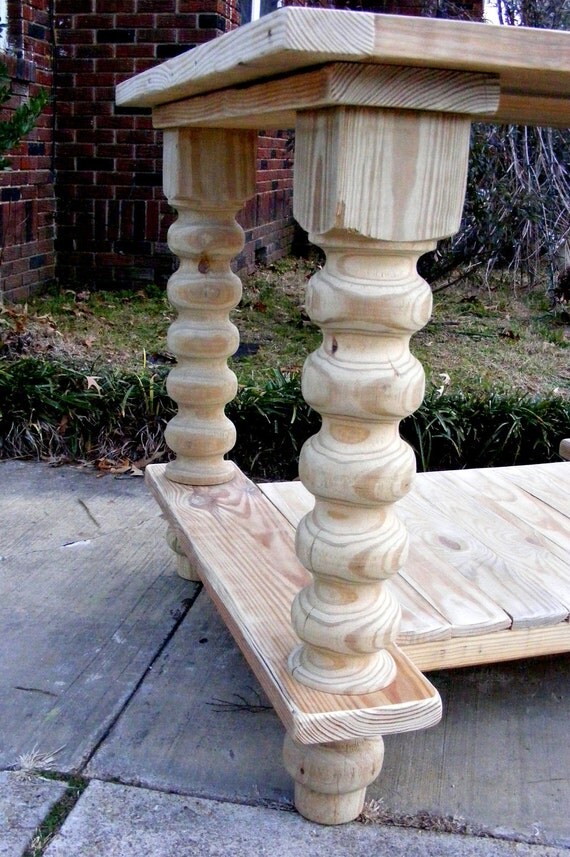 Kitchen Island Completely Handcrafted Solid Pine Unfinished