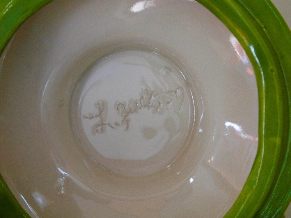 Picholine Olive Green Ceramic Canisters Set of 4