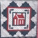 Log Cabin Schoolhouse Quilt Block Pattern
