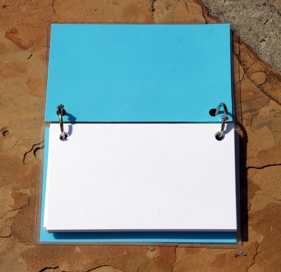 Index Card Binder 3 x 5 Index Card Holder Personalized