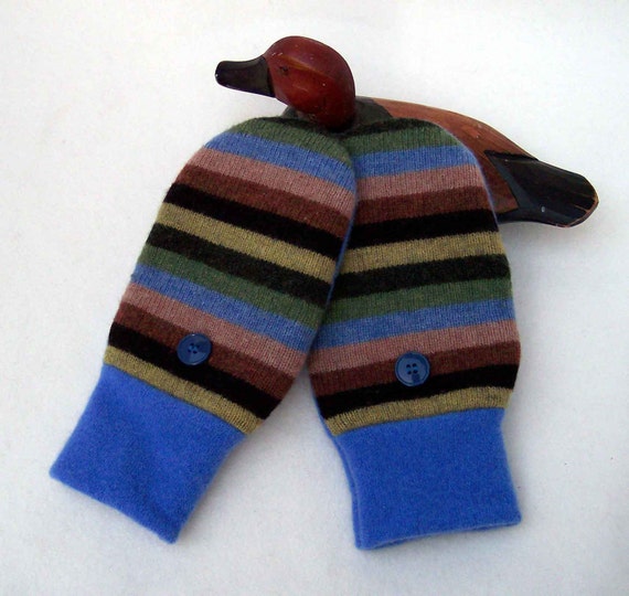 Warm Wool Mittens. Size Medium adults older by MarvelousMittens