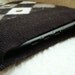 iPad Sleeve Netbook Case Gadget Sweater CHOCOLATE ARGYLE Cover Felted Sweater Wool by WormeWoole