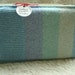 Kindle Case, Kindle Sleeve, Aqua Stripes Gadget Sweater Felted Wool
