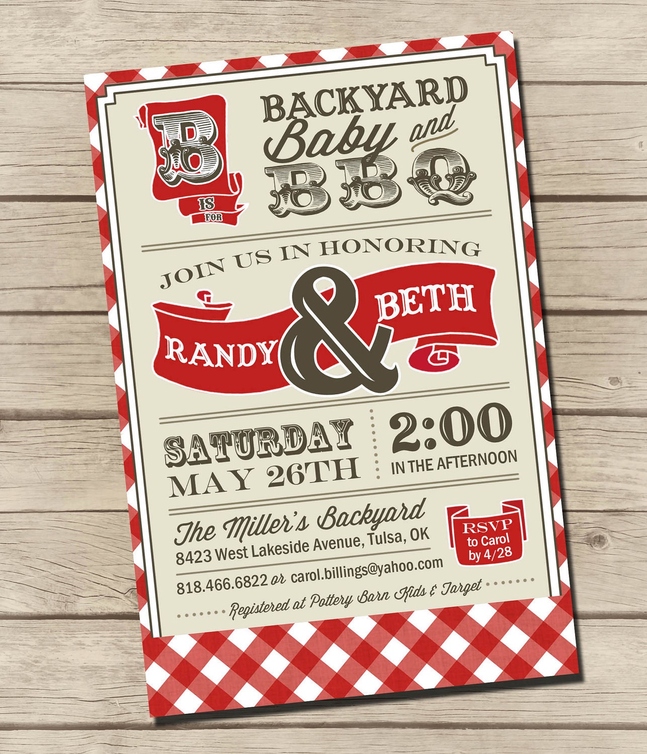 Baby Shower Barbecue Invitation Wording 4