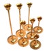 Brass Candlestick Set