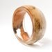 Birch bark eco resin bangle round
