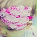 THE KENSINGTON-- Light Pink/Hot Pink Nagorie Feather Headband