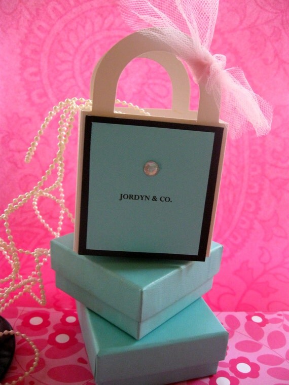 Items similar to Jewelry Inspired Party Favor Boxes 8 on Etsy